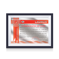 Сертификат дистрибьютора Launch 2021 (подъемники)