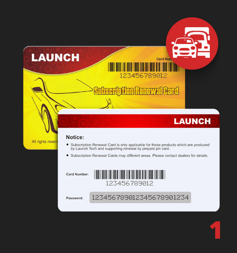 Launch PIN CARD [Легковые & Грузовые]