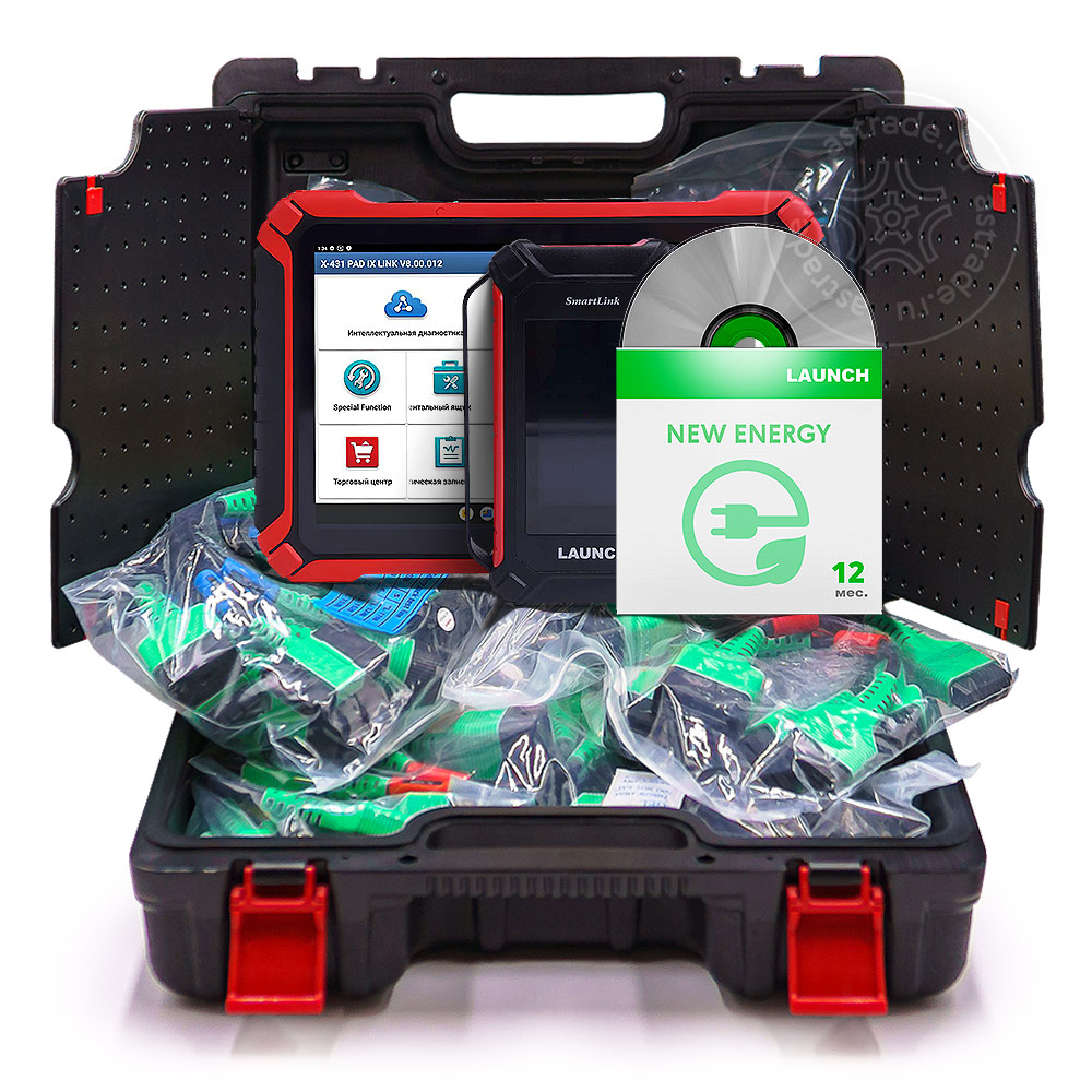 【Joyさん専用】 Launch X-431 Pad IX Link + ПО EV + кабели - купить, цена с