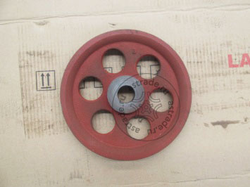 Steel cable pulley (left runway)