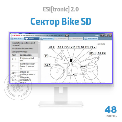 Сектор Bike SD: подписка на 48 мес.
