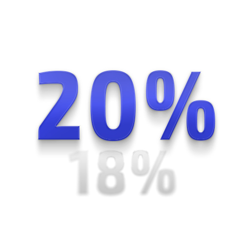 Повышение ставки НДС с 18% до 20%