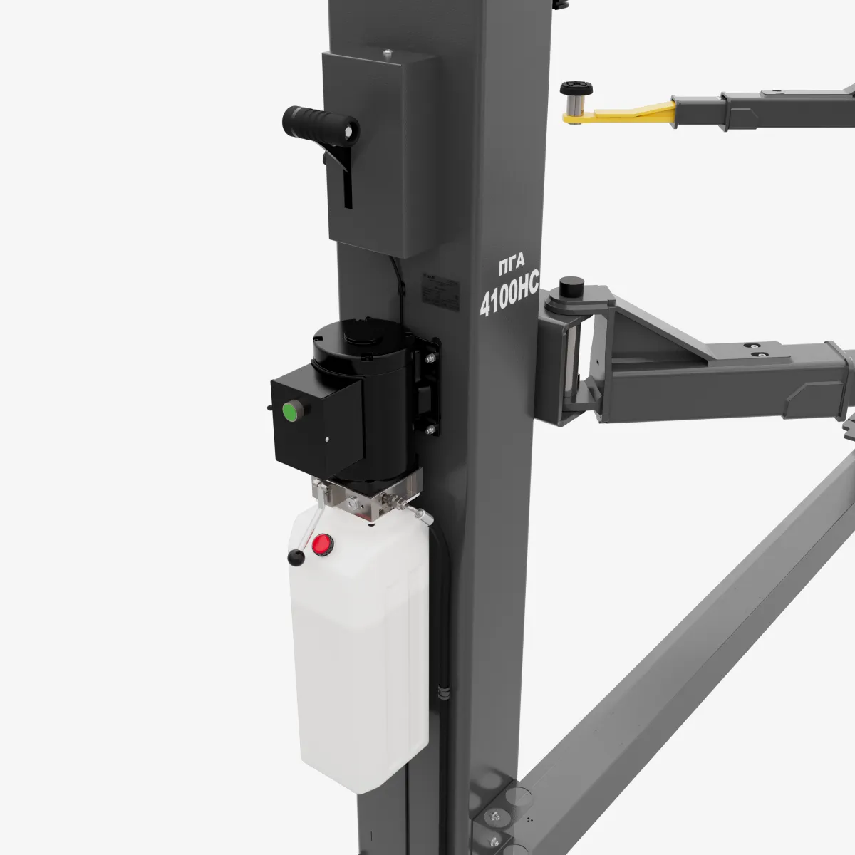 Снятие со стопоров с одной колонны