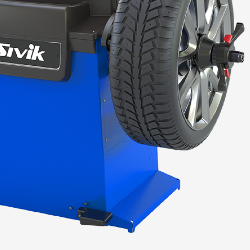 Автоматический зажим гайки педалью