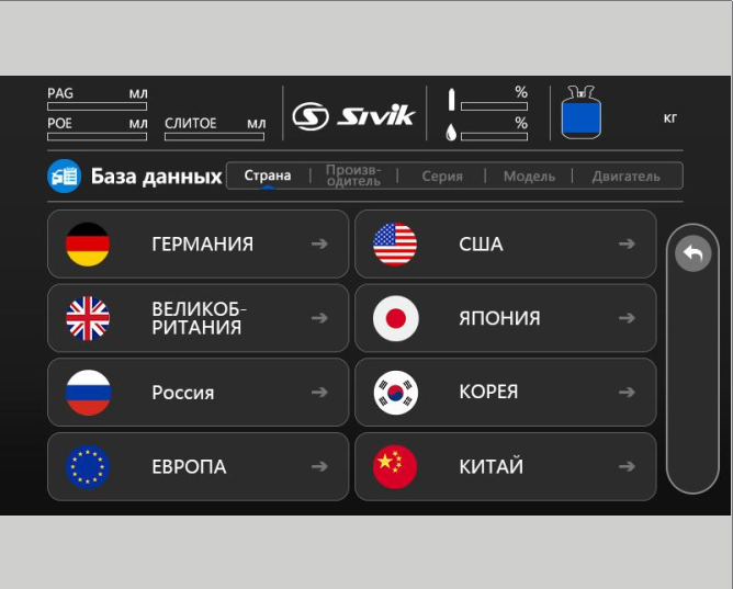 База данных автомобилей