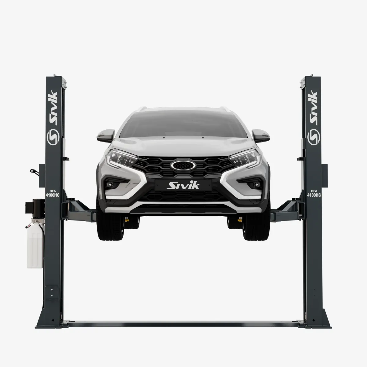 Плавный ход при подъеме и опускании тяжелых автомобилей